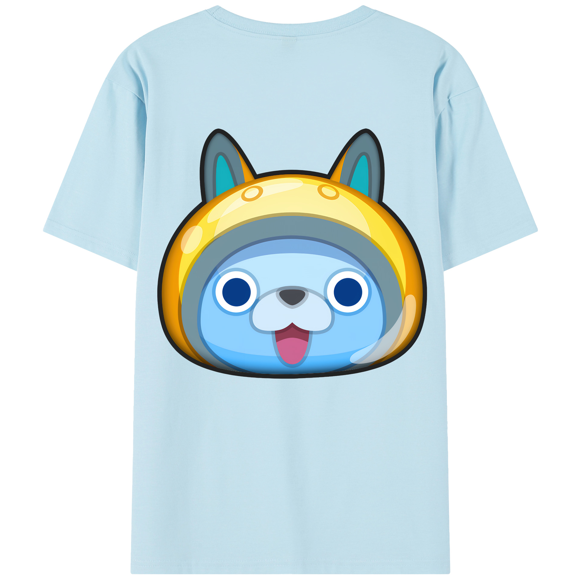 （画像用） 妖怪ウォッチ Yo-kai Watch 綿100％半袖Tシャツ（背面プリント）